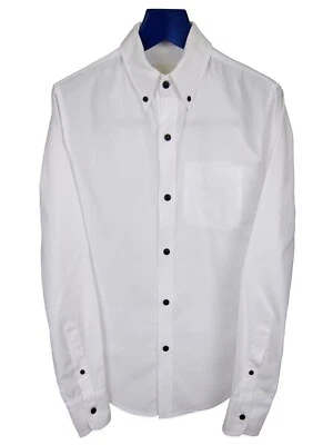 Band of Outsiders Jacquard White Button Down Dress Shirt sz 0 XS - Image 1 of 4