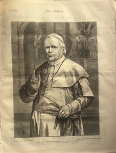 Grabados de 1878 - Muerte del Papa Pío IX - - Imagen 1 de 7