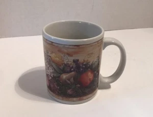 Certified International Coffee Mug by Pamela Gladding Fruits and Floral Cup - Picture 1 of 7