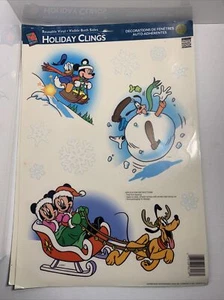 De Colección Disney Color Cings Navidad Mickey Mouse Ventana Decoración Plutón Donald - Imagen 1 de 5