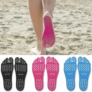 Holiday Flat Sticky Beach Feet Spray Tan Tanning Sponge Foot Protectors Sole UK - Picture 1 of 11