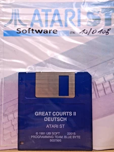 ATARI ST --GREAT COURTS II DEUTSCH (UBI SOFT) - Bild 1 von 2