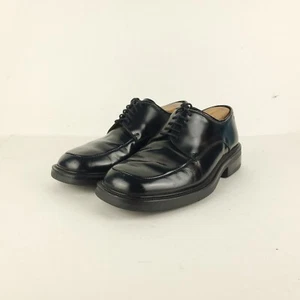 Skechers Shoes Men 8H Black Y2K Leather Square Toe Chunky Retro Vintage Oxford  - Picture 1 of 13