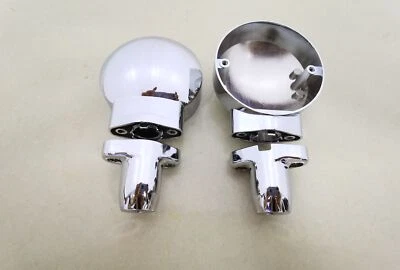 Flat Front Turn Signal Mount + Housing For Harley Heritage Softail Classic FLSTC — 第 1/4 张图片