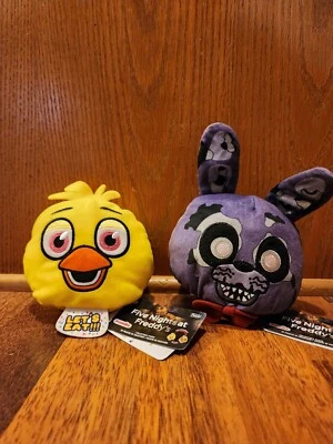 Funko Reversible Heads Plush Five Nights at Freddy's CHICA And BONNIE 4" NWT - Image 1 of 4