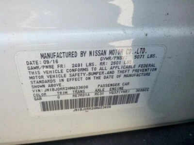 Coolant Reservoir Fits 08-12 INFINITI EX35 1471230 Foto 1 de 4