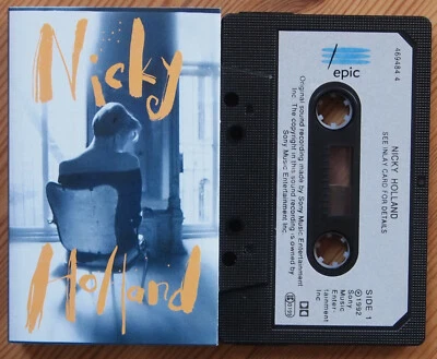 NICKY HOLLAND (EPIC 4694844) 1992 EUROPE CASSETTE TAPE JAZZ POP SMOOTH VOCAL - Image 1 of 3