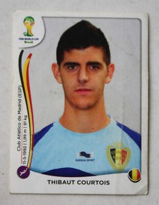 PANINI FIFA WORLD CUP BRAZIL 2014 THIBAUT COURTOIS #566 BELGIUM !
