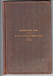1886 Eighteenth  Annual Report of the Board of Indian Commissioners 1886 HB p144 - Picture 1 of 6