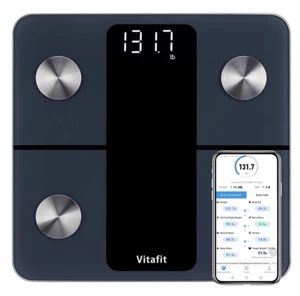 Vitafit Bilancia Pesapersone Professionale, Impedenziometrica Bluethoot - Foto 1 di 7