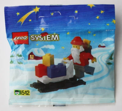 1X RARE VINTAGE 1995 LEGO SYSTEM 1807 SANTA CLAUS SLEIGH NEW SEALED BAG ! - Image 1 of 4