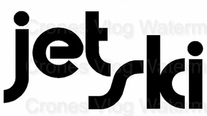Window DECAL/STICKER Jet Ski Stand Up Kawasaki old School PWC ANY COLOR ANY SIZE - Picture 1 of 27