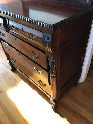 Antique dresser with mirror  - Image 1 of 4
