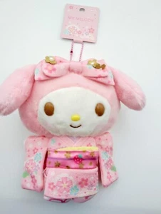 Sanrio My Melody♡ Kimono Mascot Holder Chain Stuffed Plush Official good Japan - Picture 1 of 15