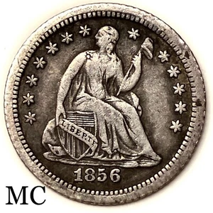 1856-O Seated Liberty Half Dime. Better Date. New Orleans - Picture 1 of 2