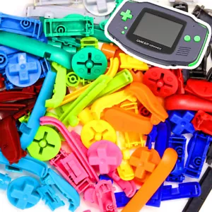 New Replacement Buttons Full Set Kit Funnyplaying FOR Game Boy Advance Nintendo - Picture 1 of 31