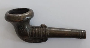 Laos anc. pipe à tabac en bronze ethnie Katu Indochine lao tabacco pipe Asia - Picture 1 of 18