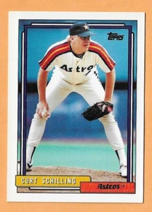 Curt Shilling Houston Astros #316 - Topps casi nuevo-como nuevo 1992 - Imagen 1 de 2