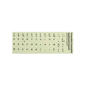 Luminous Keyboard Stickers Russian Arabic English French Keyboard Sticker - Picture 1 of 15