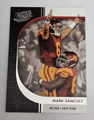 Tarjeta de fútbol americano Press Pass SE MARK SANCHEZ #4 RC 2009 - New York Jets - USC Foto 1 de 2