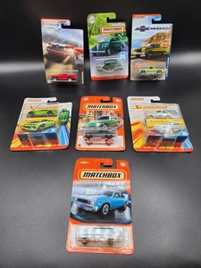 Lot of 7 Matchbox Diecast Cars – Chevy S10, Camaro, Corvette, VW Beetle - Picture 1 of 10