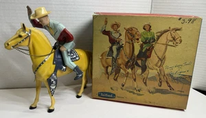 Vintage Hartland: Roy Rogers & Trigger 50er Jahre Figur fast vollständig mit Originalkarton - Bild 1 von 24