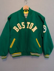 Mitchell & Ness BOSTON CELTICS Hardwood Classics Varsity Wool Jacket - Clean XL - Picture 1 of 19