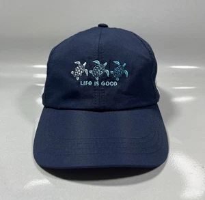 Cappello da baseball donna Life Is Good Active Fit berretto tartarughe marine - Foto 1 di 7