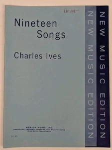 Charles Ives Neunzehn Lieder für Gesang und Klavier Neue Musikausgabe 1935 - Bild 1 von 6