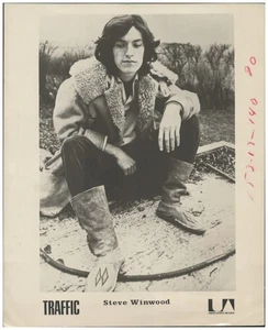 C1851/ Steve Winwood  The Traffic UK Rockband Foto 25,5 x 20,5 cm ca. 1970 - Bild 1 von 2