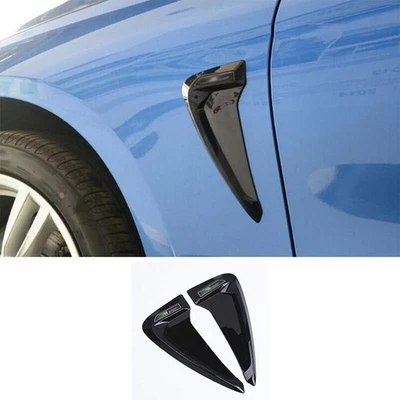 Cubierta de guardabarros de puerta delantera negra brillante para BMW X5 E70 X6 E71 2008-2013 Foto 1 de 4