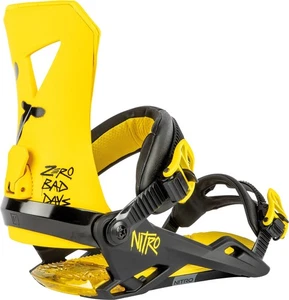 Attacchi Snowboard Nitro Zero Uomo Large (US 11-14) Zero Bad Days Nuovi 2024 - Foto 1 di 13
