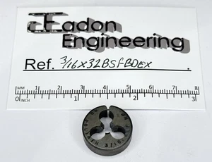 3/16" x 32tpi BSF (British Standard Fine) Button Die, HSS. By top brands. - Picture 1 of 6