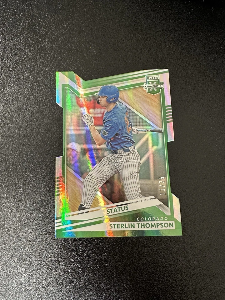 2022 Panini Elite Extra Edition - Sterlin Thompson #31 Status Die-Cut /25 (RC) - Image 1 of 1