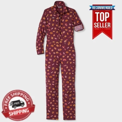 Monos de jardinería de manga larga de reliquia Burdeos en relieve coneflower exterior Foto 1 de 4