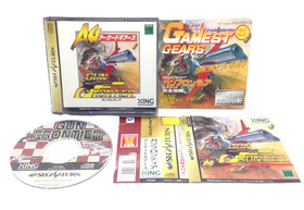 Gun Frontier Arcade Gears Sega Saturn SS W/Obi Retro Game Japan Import Tested