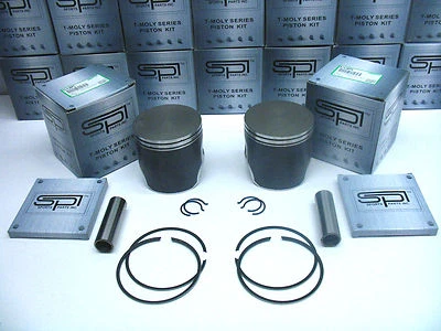 NEW SPI SKI DOO 800R 2012-2013 PISTONS KIT SUMMIT 800 R PTEK XP ETEK MXZ REV GSX - Image 1 of 4