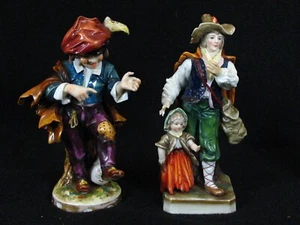Antique Sitzendorf & Volkstedt Aelteste Porcelain Figurines Germany - Picture 1 of 19