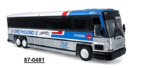 Autobús Greyhound Canadá GCTC Iconic Replicas 1/87 87-0481 MCI D4000 102D3 - Imagen 1 de 1
