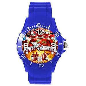 Blue Silicone Watch for Power Rangers Fans