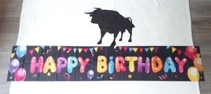 Happy Birthday Banner Geburtstag Kinderparty Flagge Luftballon - Bild 1 von 2