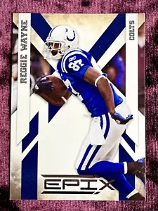 Camiseta deportiva Reggie Wayne 2010 Panini Epix #44 como nueva de los Miami Legends Harrison Jr SP - Imagen 1 de 4