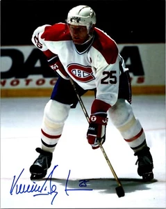 Vincent Damphousse Signed 8X10 Photo Montreal Canadiens COA NHL HOF Autographed - Picture 1 of 1
