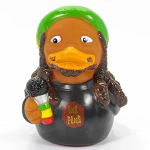 Bud Duck Pato Grande de Goma Novedad Baño CelebriDucks Coleccionable Un Estanque Pato - Imagen 1 de 2