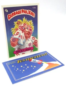 Pegatina Garbage Pail Kids GPK - Nicky Hickey - Serie 4 130a Topps 1986 - Imagen 1 de 1