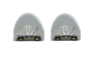 Positive and Negative Car Auto Battery Terminal w Cover Two 4 & 8 Gauge AWG Out - Picture 1 of 1