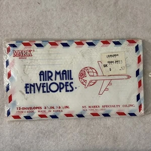 6 Vintage Envelopes Unused Airmail & Unique - Picture 1 of 4