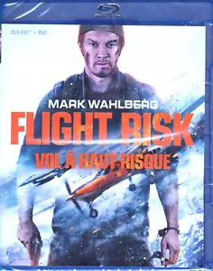 FLIGHT RISK BLURAY SET with Mark Wahlberg & Michelle Dockery & Topher Grace - Picture 1 of 2