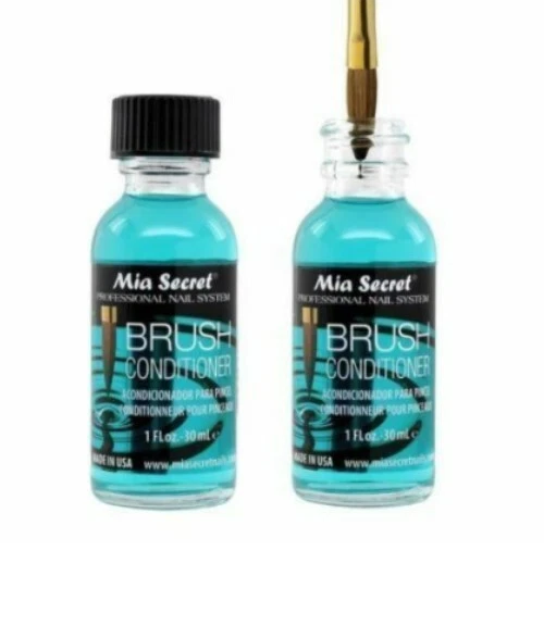 Mia Secret Nail Brush Conditioner 30ml Acondicionador Para Pincel Made in USA