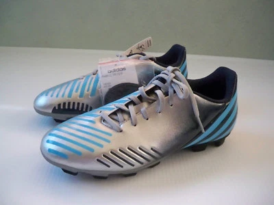 NUEVO Adidas Talla 6.5 Mujer Predito/Predator LZ TRX FG W Zapatos de Fútbol Azul/Plateado Foto 1 de 4